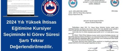 2024 Yılı Yüksek İhtisas ...