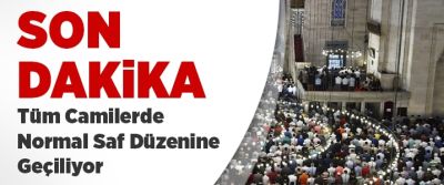 CAMİLERDE NORMAL SAF DÜZE...