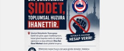 Din görevlisine şiddet, t...