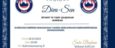 Kahramanmaraş Şubesi 4. O...