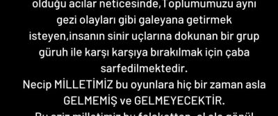 PROVOKASYONLARA GELMEYELİ...