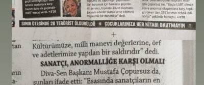 SANATÇI ANORMALLİĞE KARŞI...