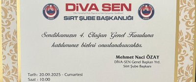 Siirt Şubesi 4. Olağan Ge...